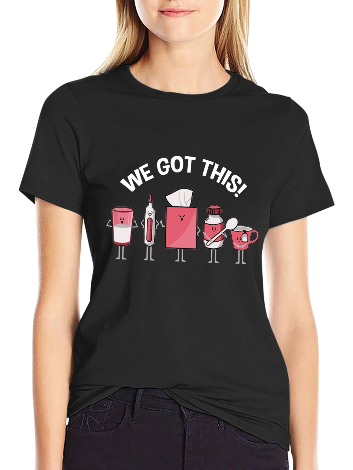 We Got This! Sickness Remedy Cartoon Graphic Tee