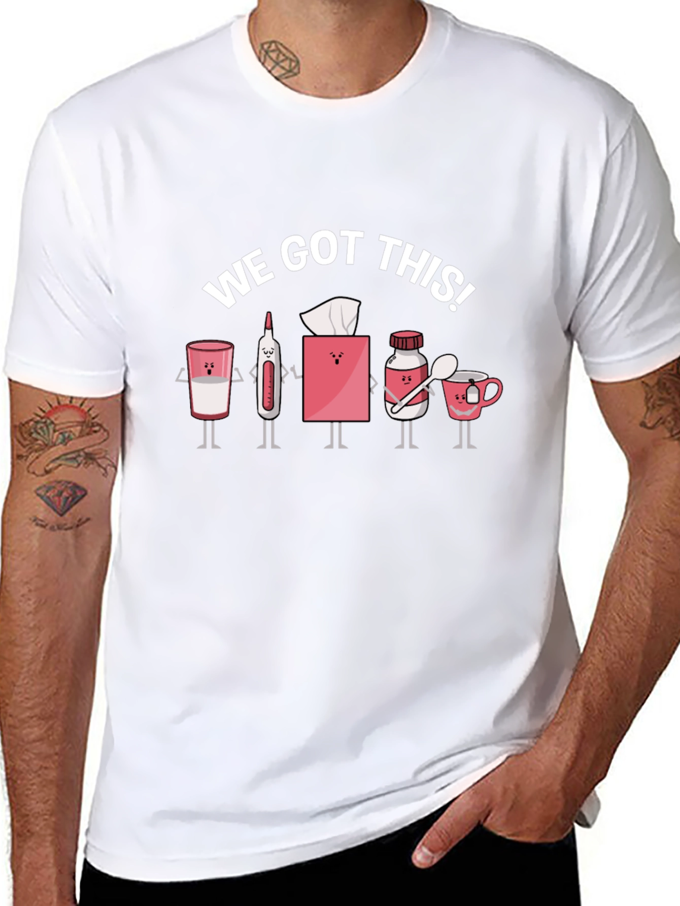 We Got This! Sickness Remedy Cartoon Graphic Tee