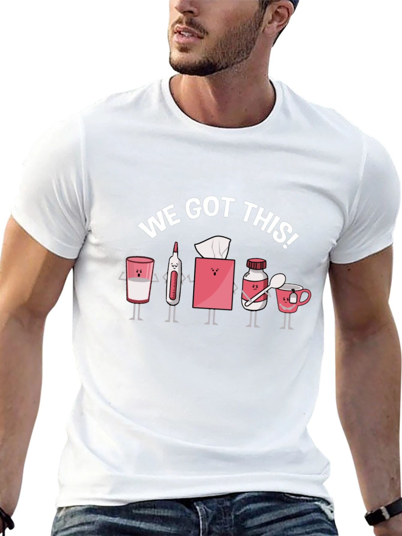 We Got This! Sickness Remedy Cartoon Graphic Tee