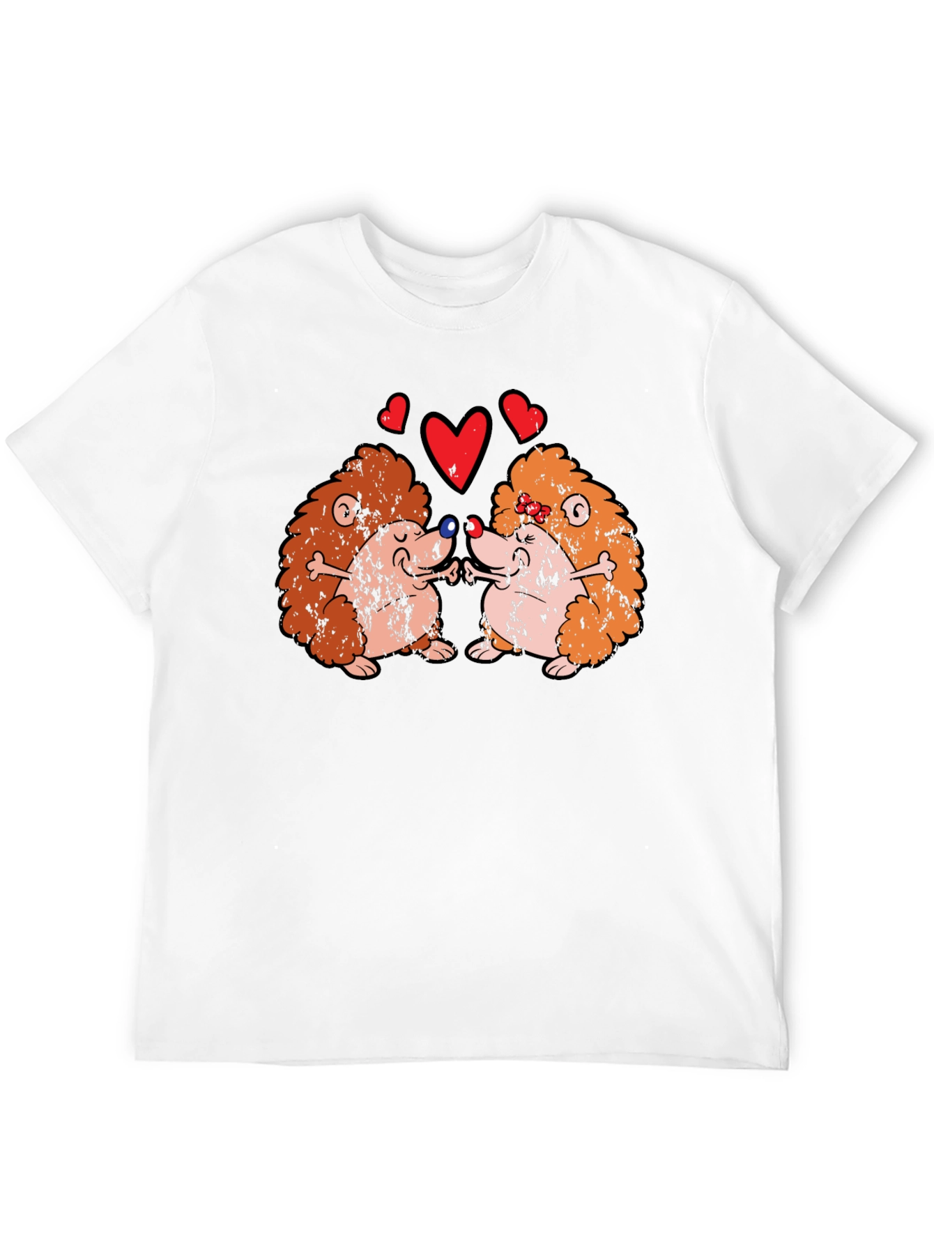 Cute Hedgehog Love T-Shirt - Valentines Day Gift