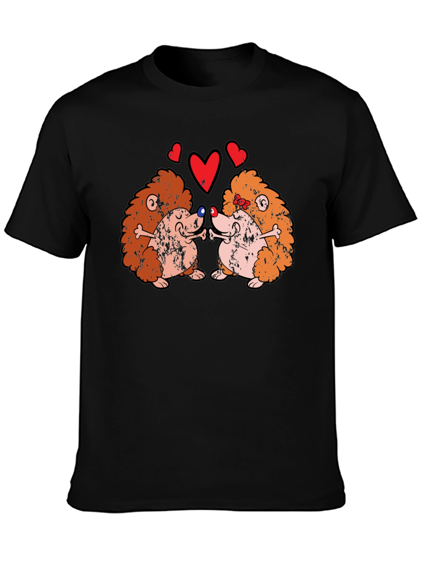 Cute Hedgehog Love T-Shirt - Valentines Day Gift