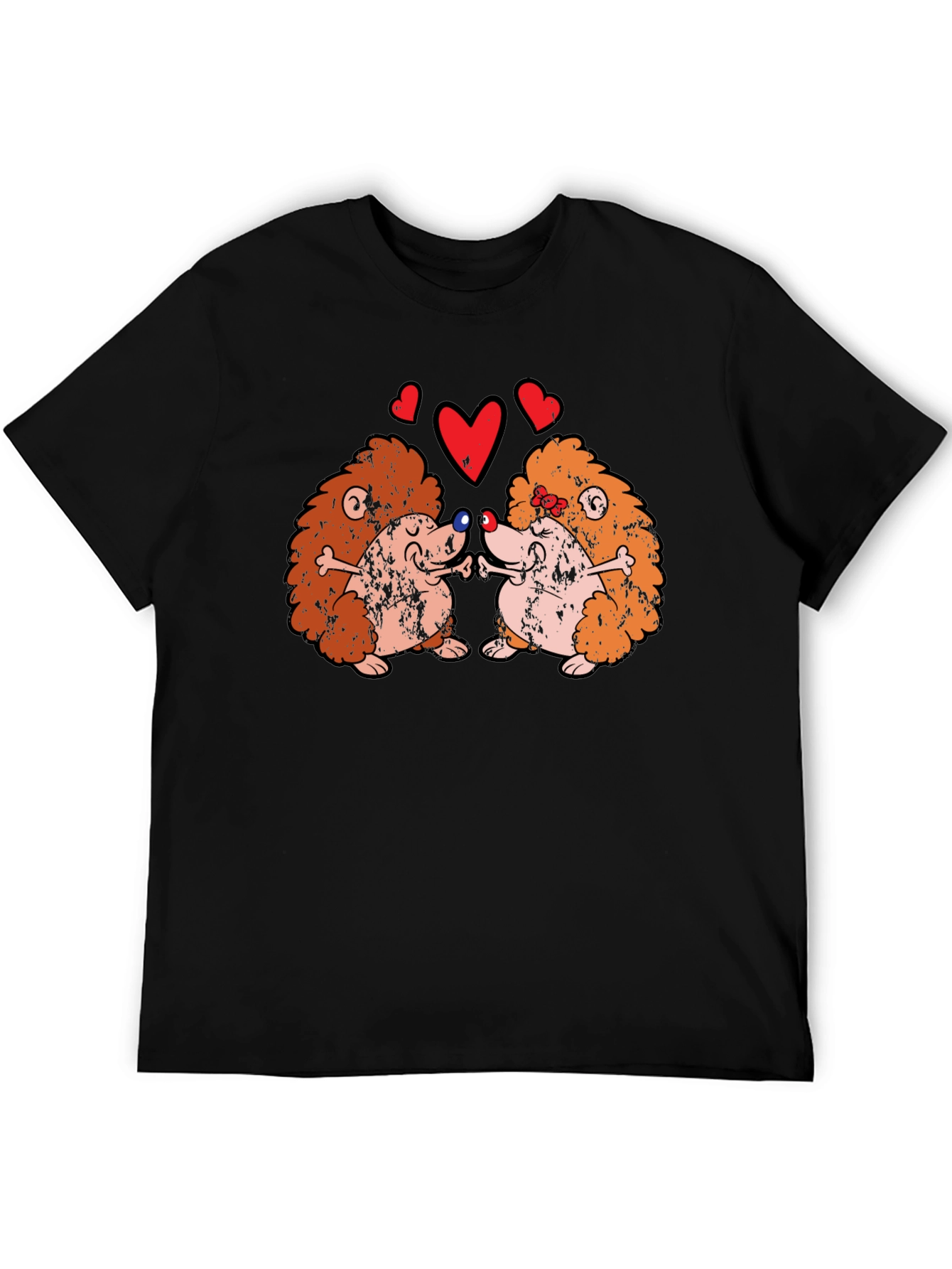 Cute Hedgehog Love T-Shirt - Valentines Day Gift