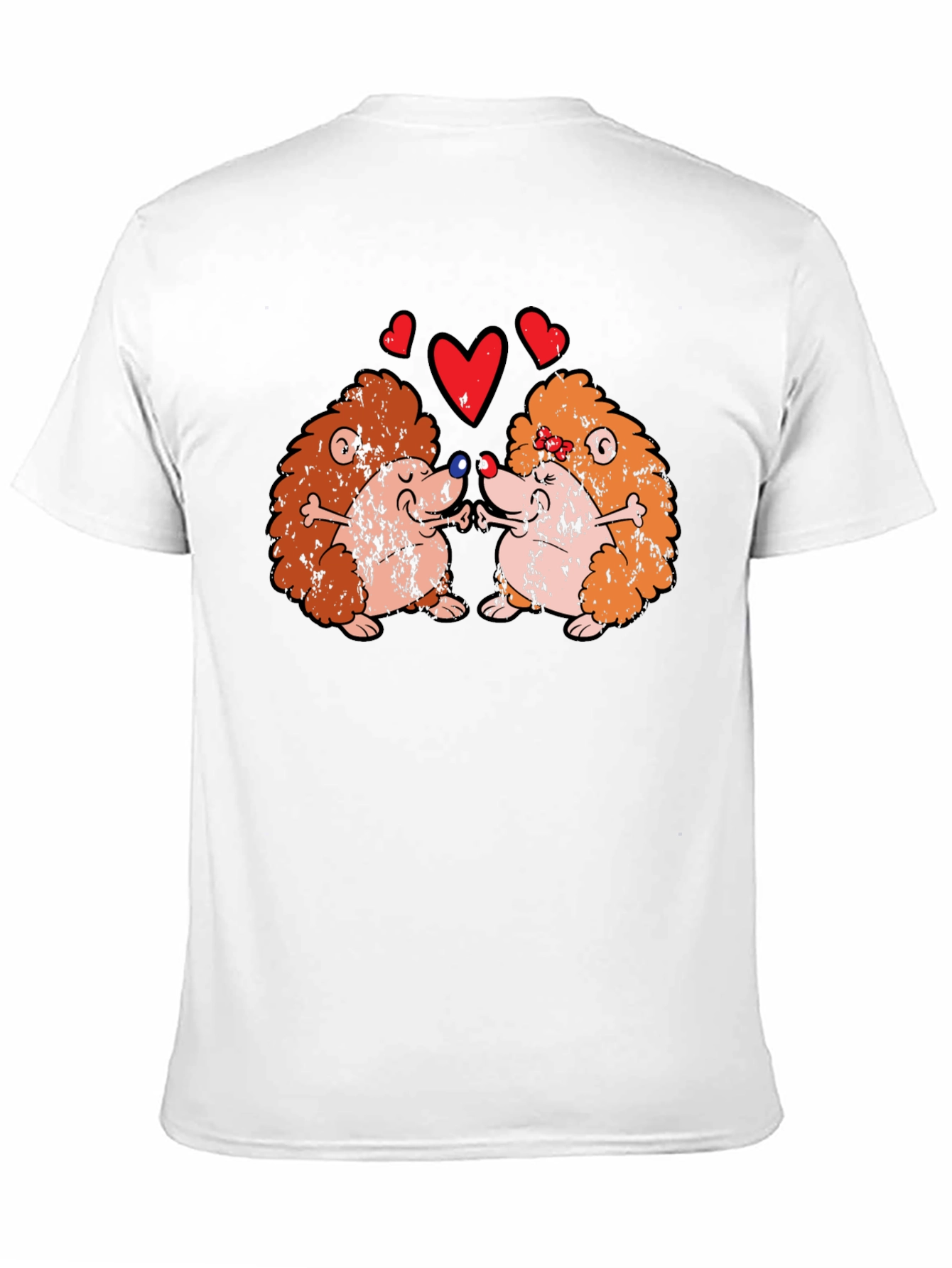 Cute Hedgehog Love T-Shirt - Valentines Day Gift