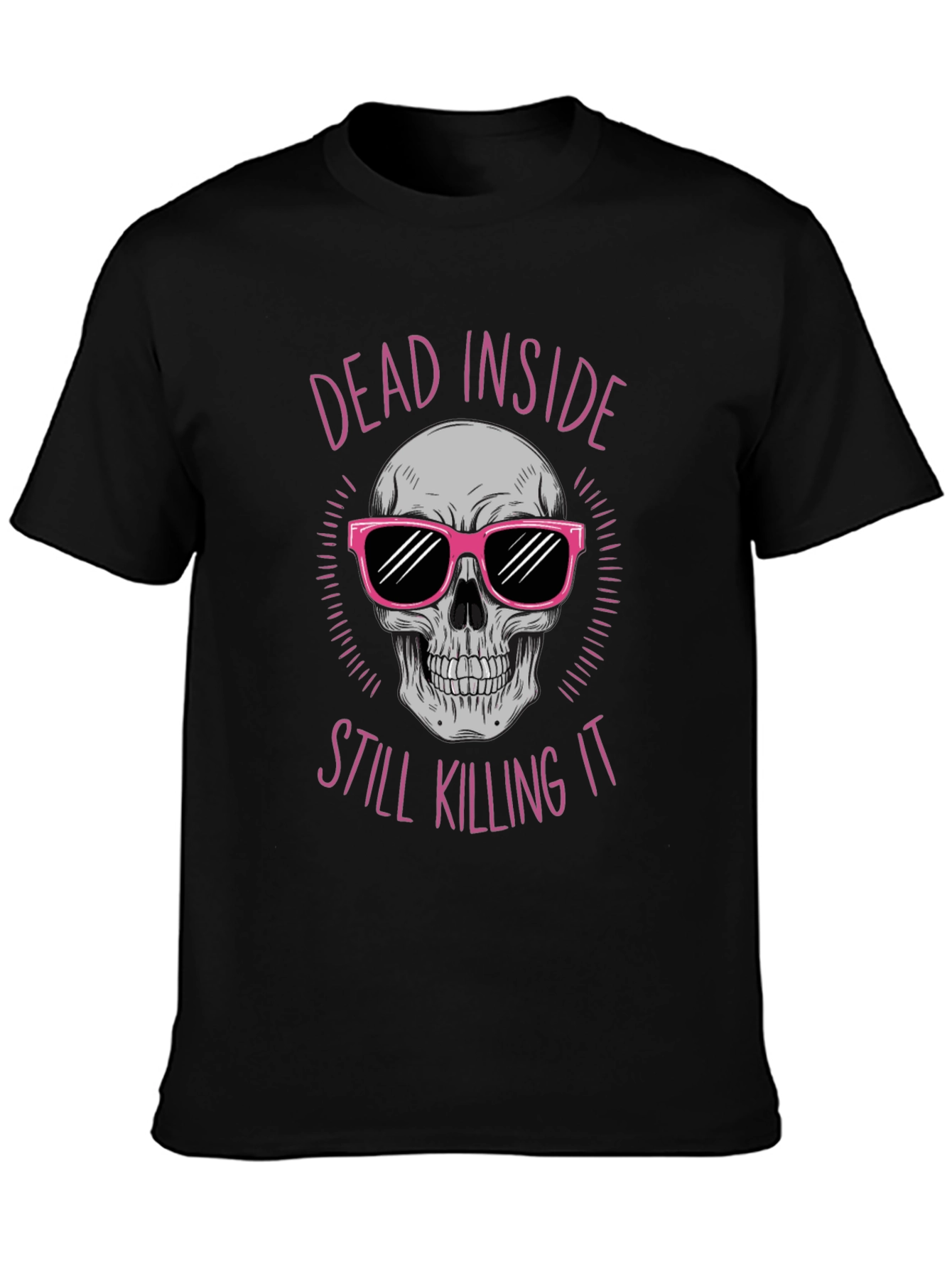 Dead Inside Skull Graphic Tee
