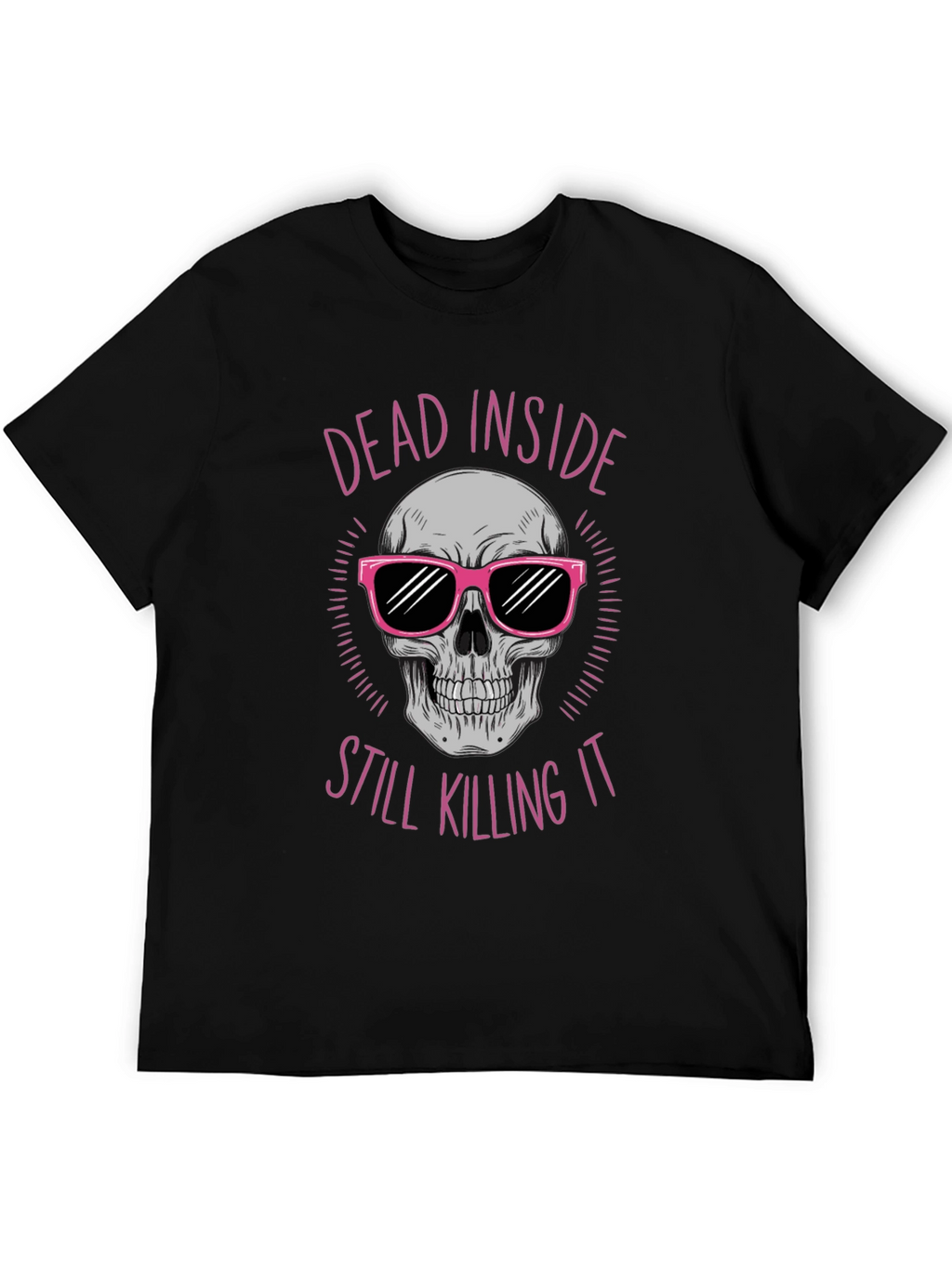 Dead Inside Skull Graphic Tee