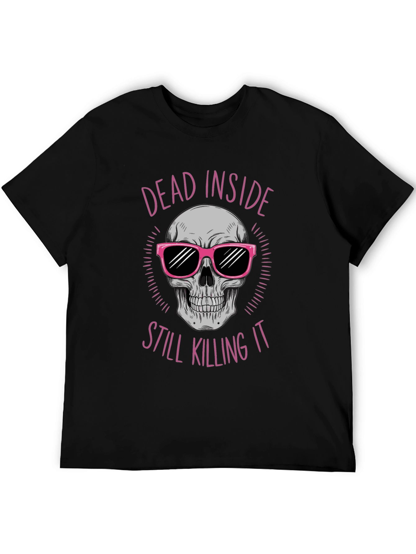 Dead Inside Skull Graphic Tee