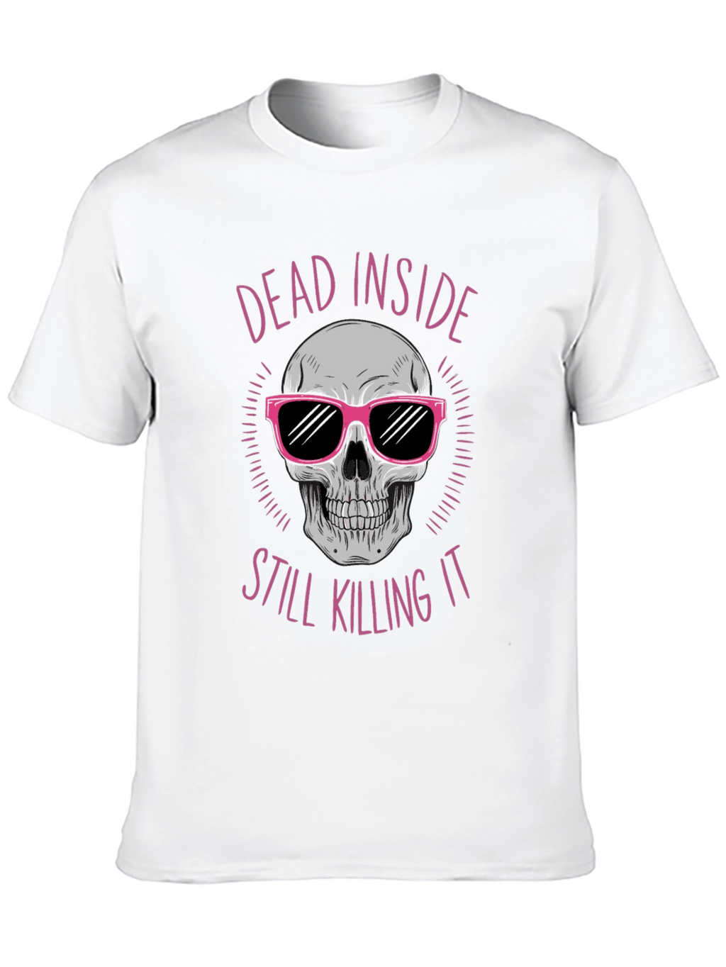Dead Inside Skull Graphic Tee