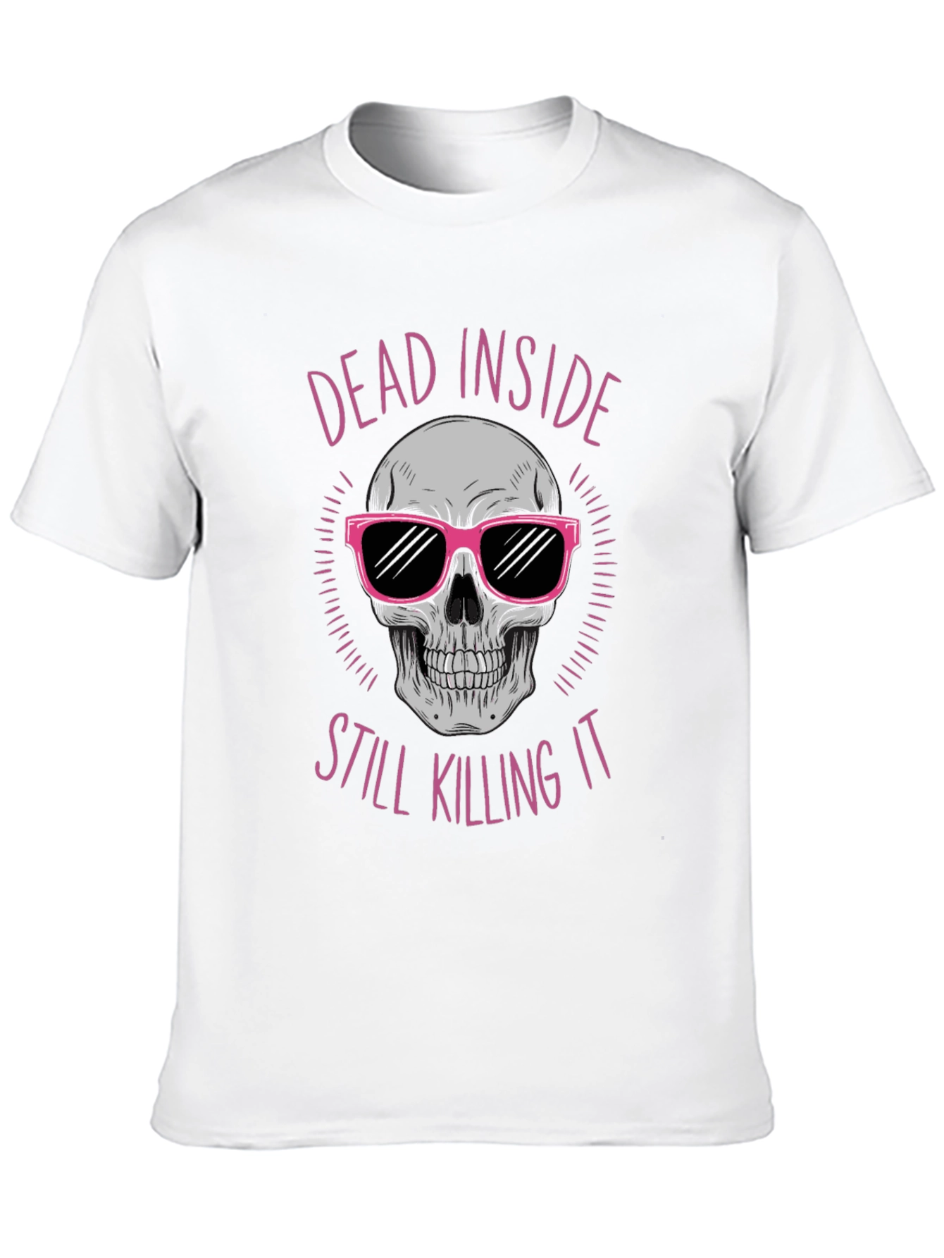Dead Inside Skull Graphic Tee