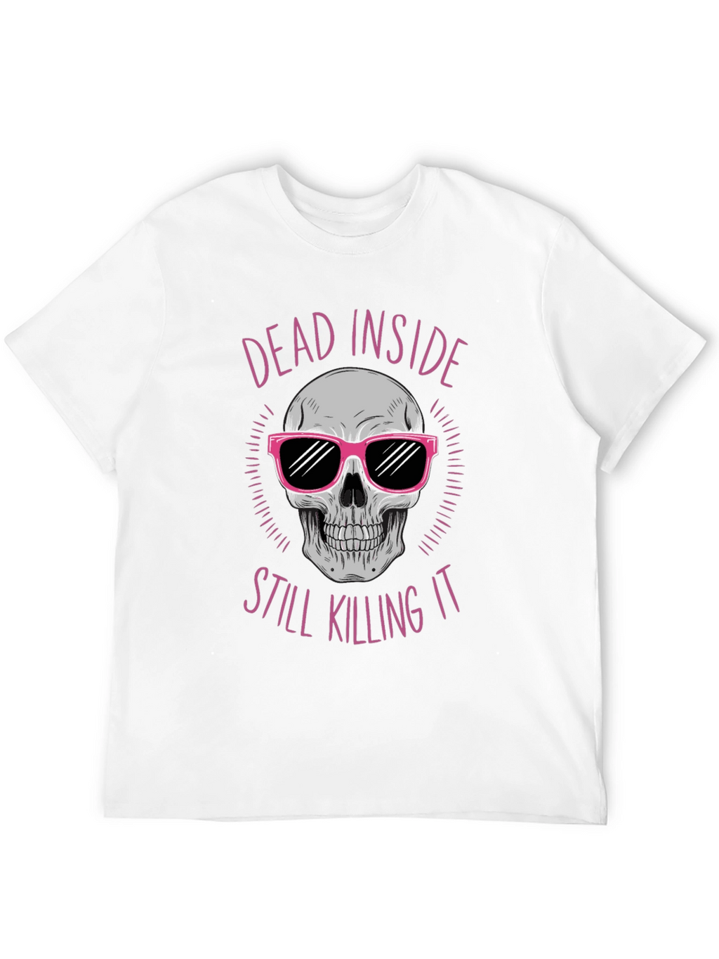 Dead Inside Skull Graphic Tee