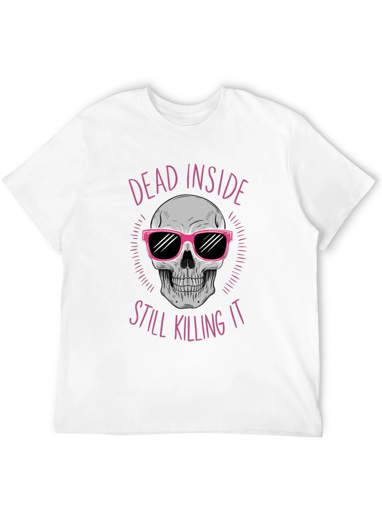 Dead Inside Skull Graphic Tee