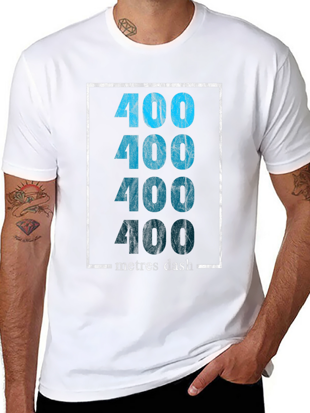 400 Metres Dash Graphic T-Shirt