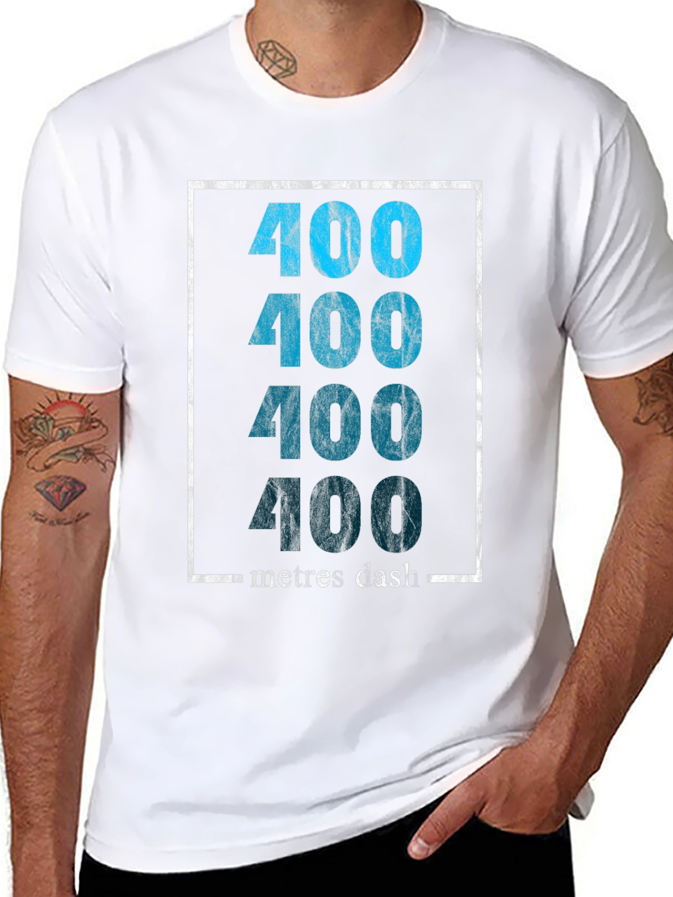 400 Metres Dash Graphic T-Shirt