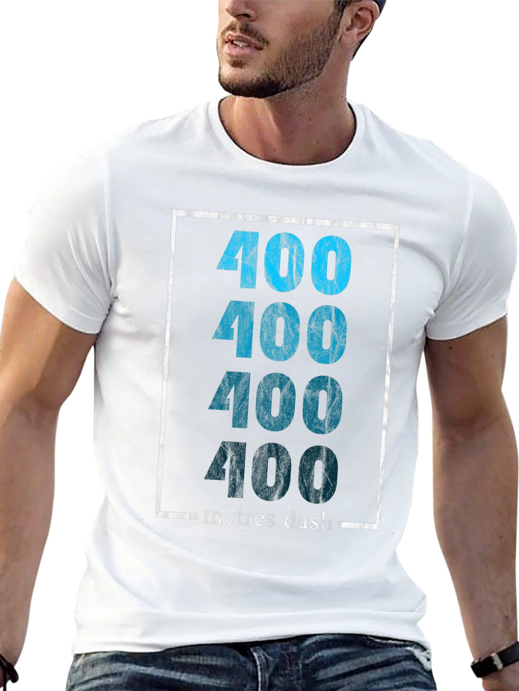 400 Metres Dash Graphic T-Shirt