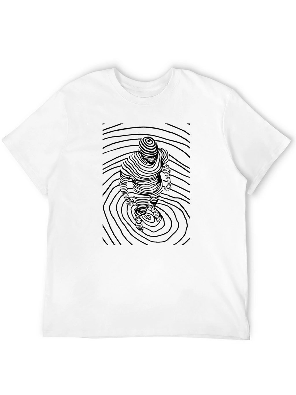 Abstract Topographic T-Shirt