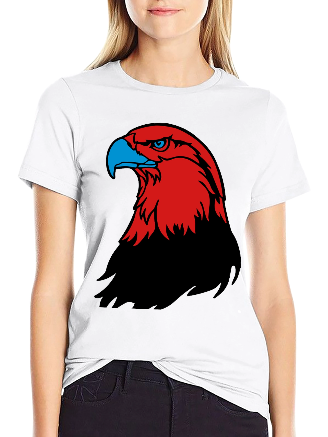 Eagle Graphic T-Shirt - Bold Bird of Prey Design