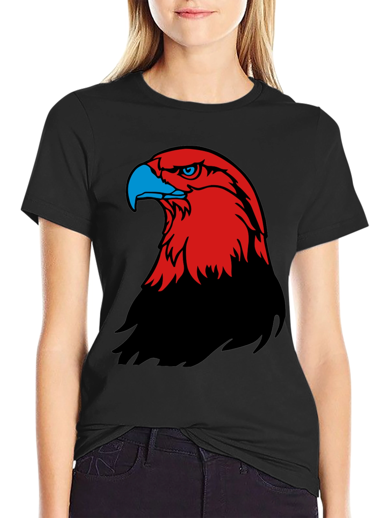 Eagle Graphic T-Shirt - Bold Bird of Prey Design