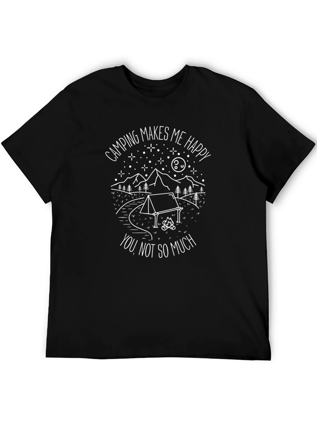 Camping Makes Me Happy T-Shirt