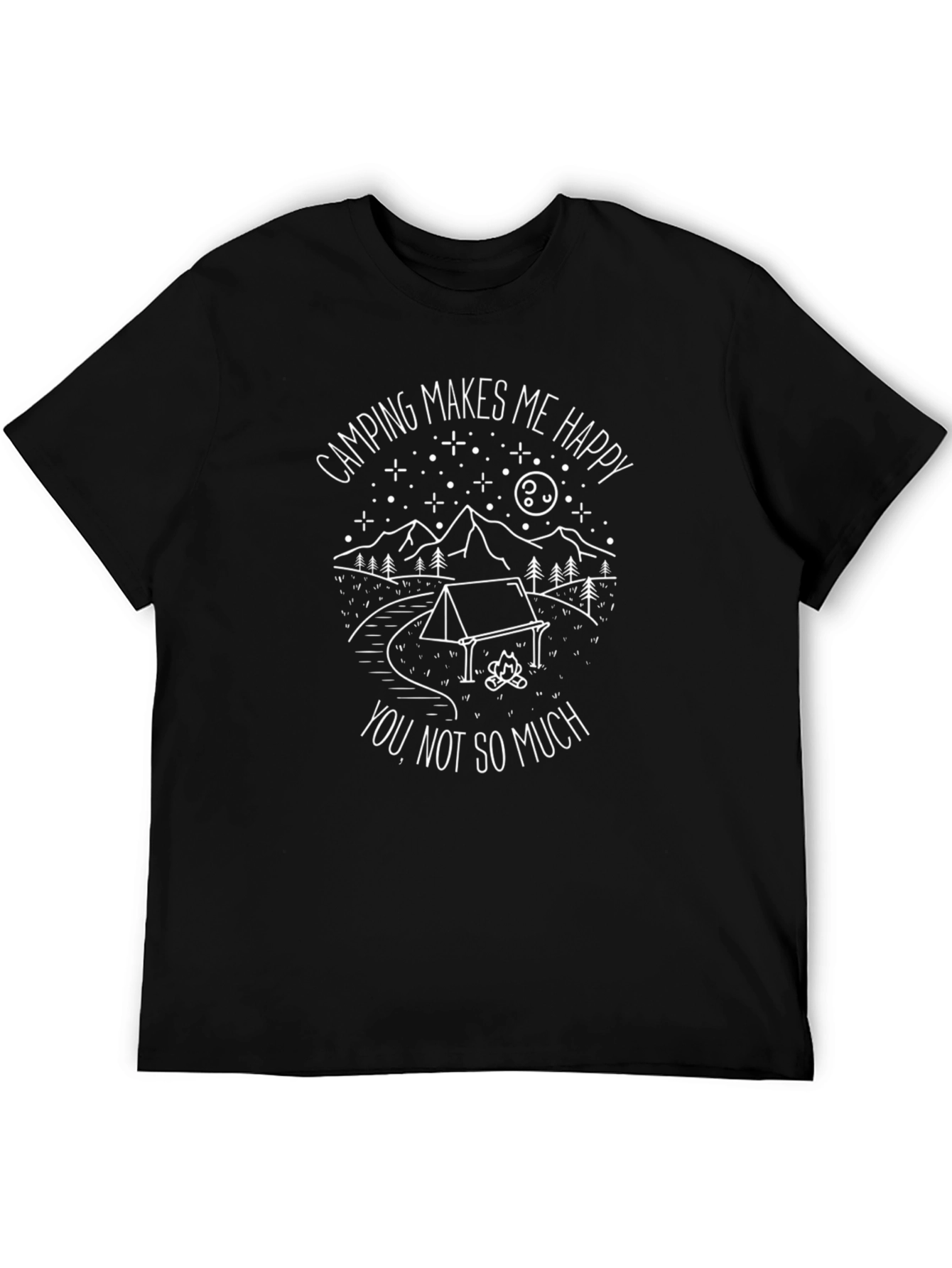 Camping Makes Me Happy T-Shirt