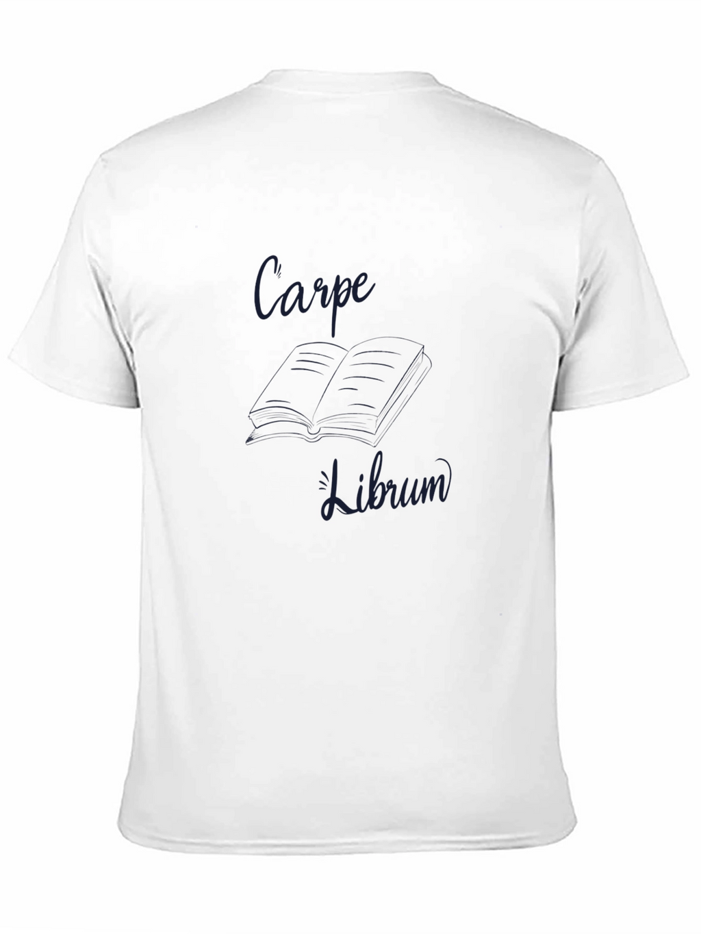 Carpe Librum Black Crewneck T-Shirt