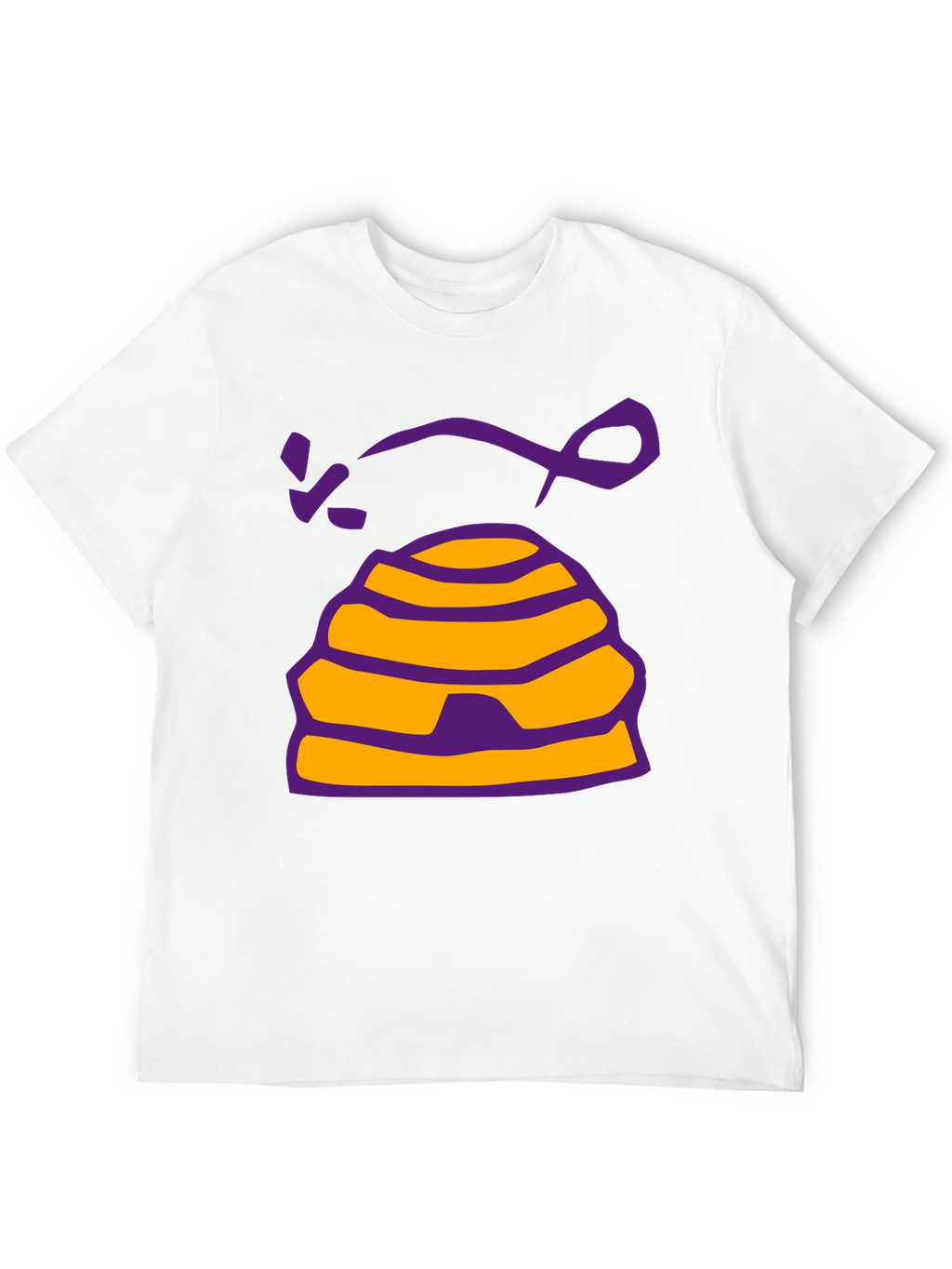 Beehive Graphic T-Shirt - Casual Black Tee