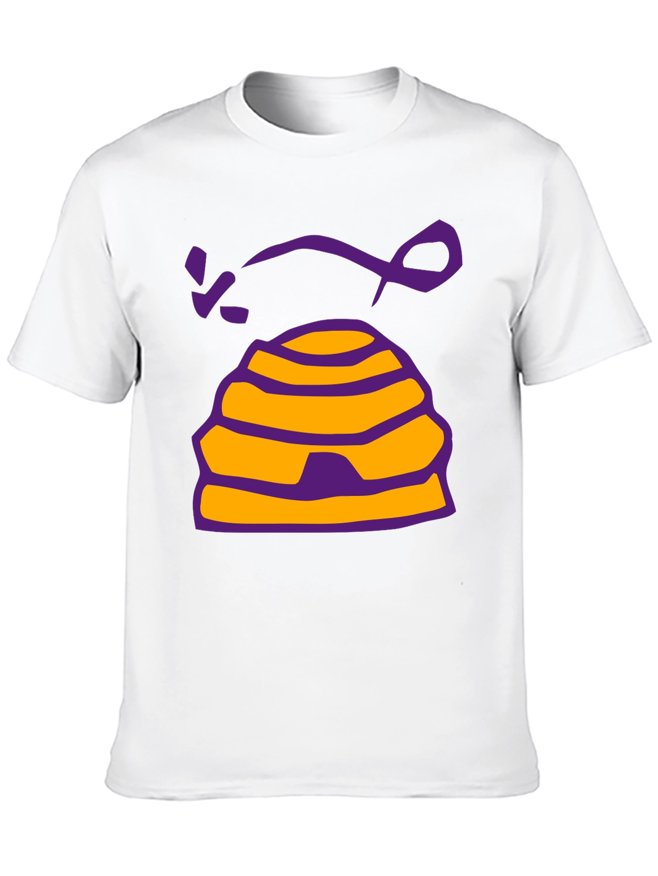 Beehive Graphic T-Shirt - Casual Black Tee