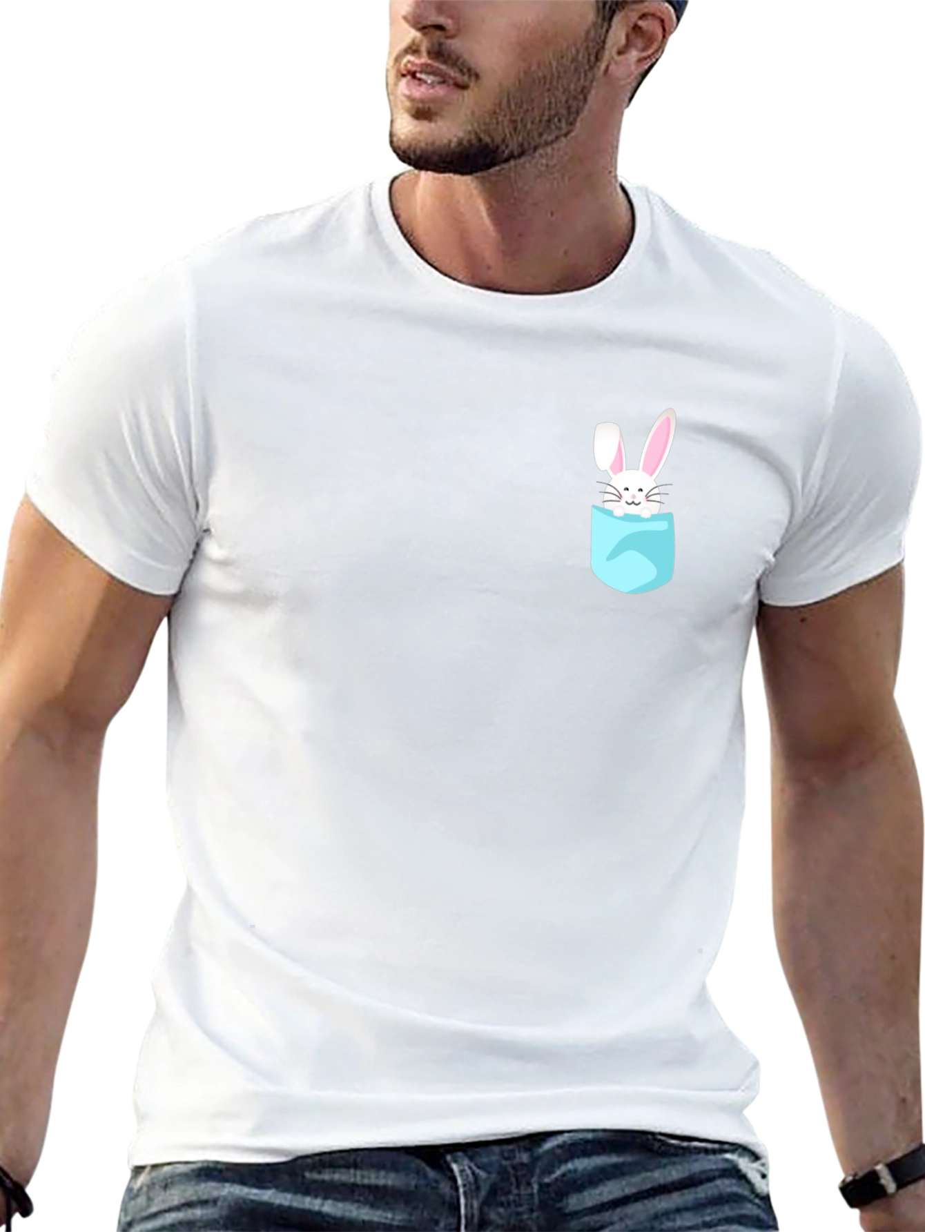 Black Bunny Pocket Tee