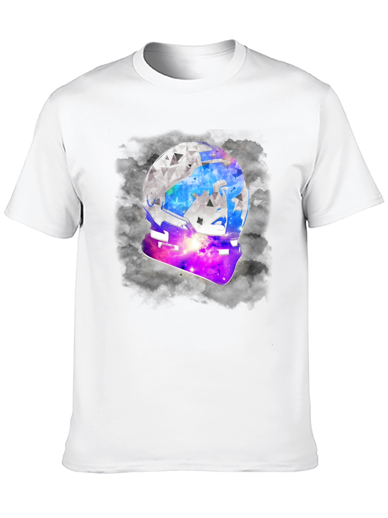 Astronaut Helmet Graphic T-Shirt - Stylish Space Design