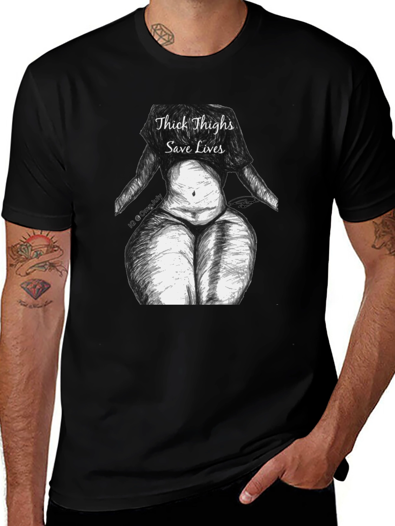 Thick Thighs Save Lives Graphic Tee - Unisex