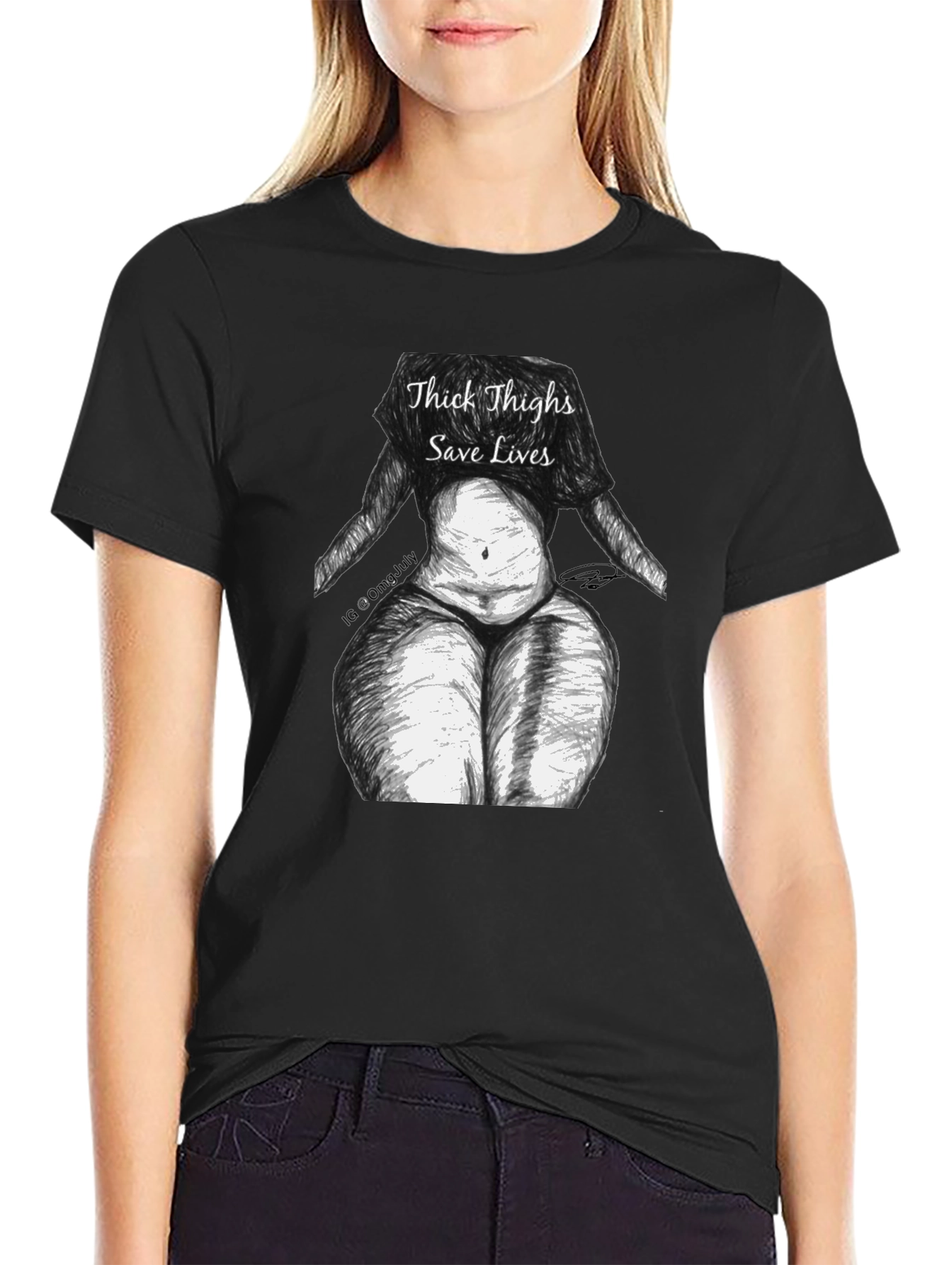 Thick Thighs Save Lives Graphic Tee - Unisex