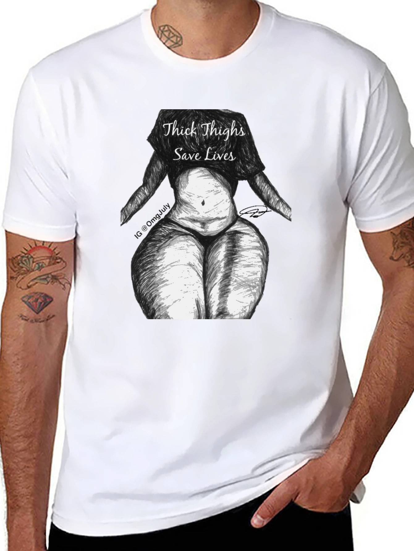 Thick Thighs Save Lives Graphic Tee - Unisex
