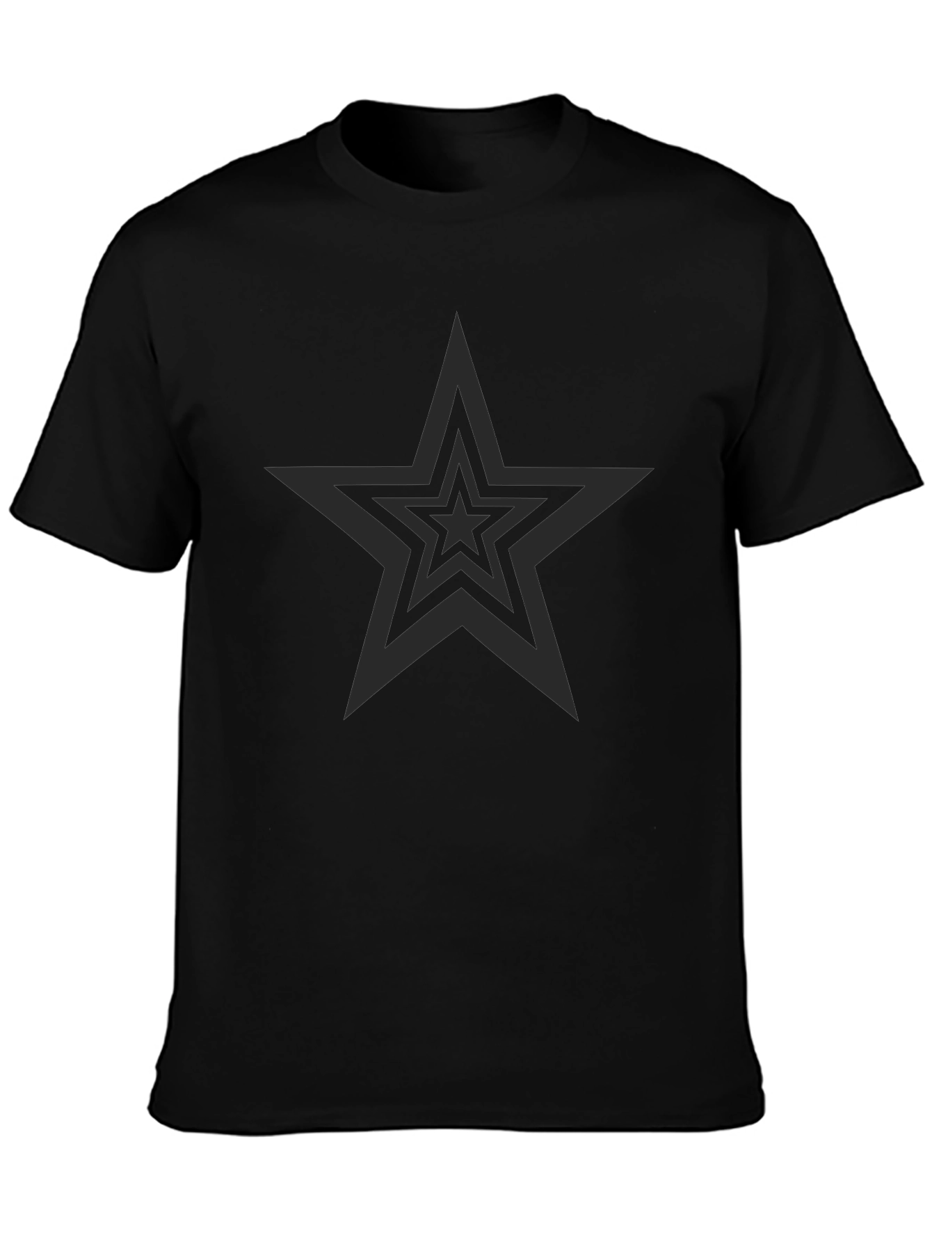 Black Star Graphic Tee - Stylish & Modern