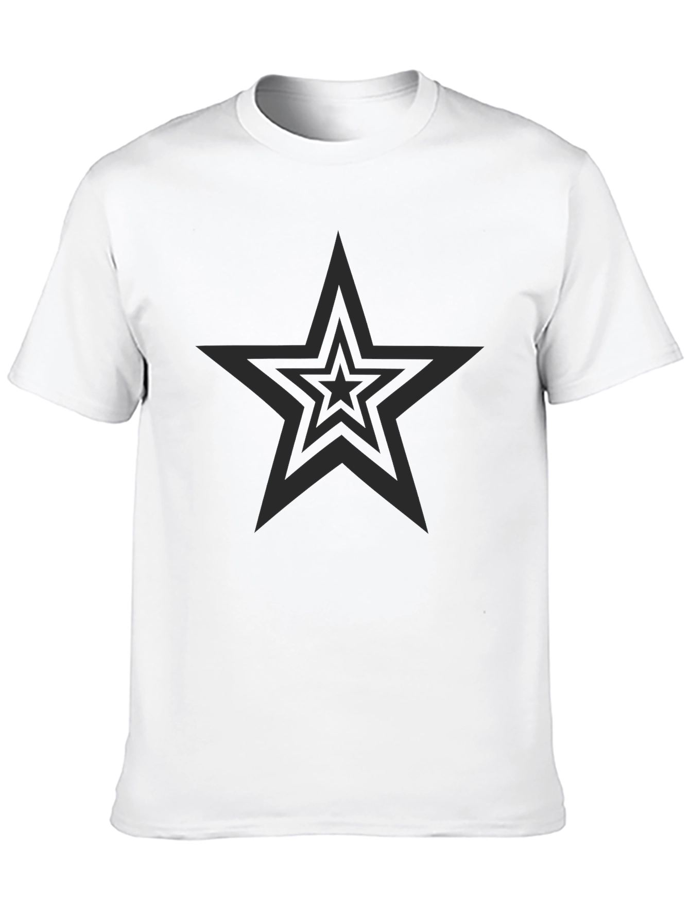 Black Star Graphic Tee - Stylish & Modern