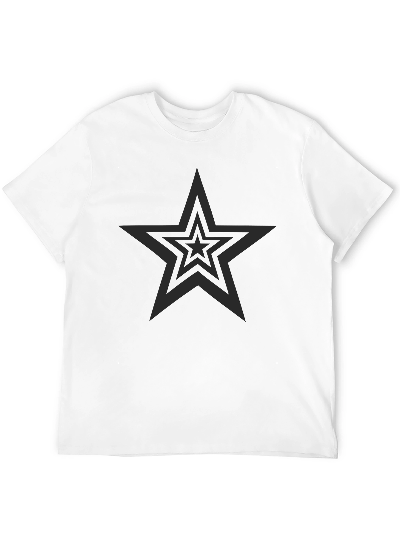 Black Star Graphic Tee - Stylish & Modern