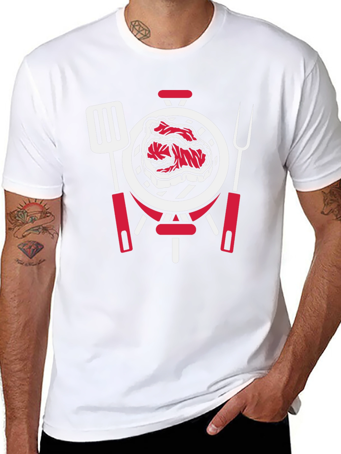 BBQ Grill & Steak T-Shirt - Perfect for Grilling Season!