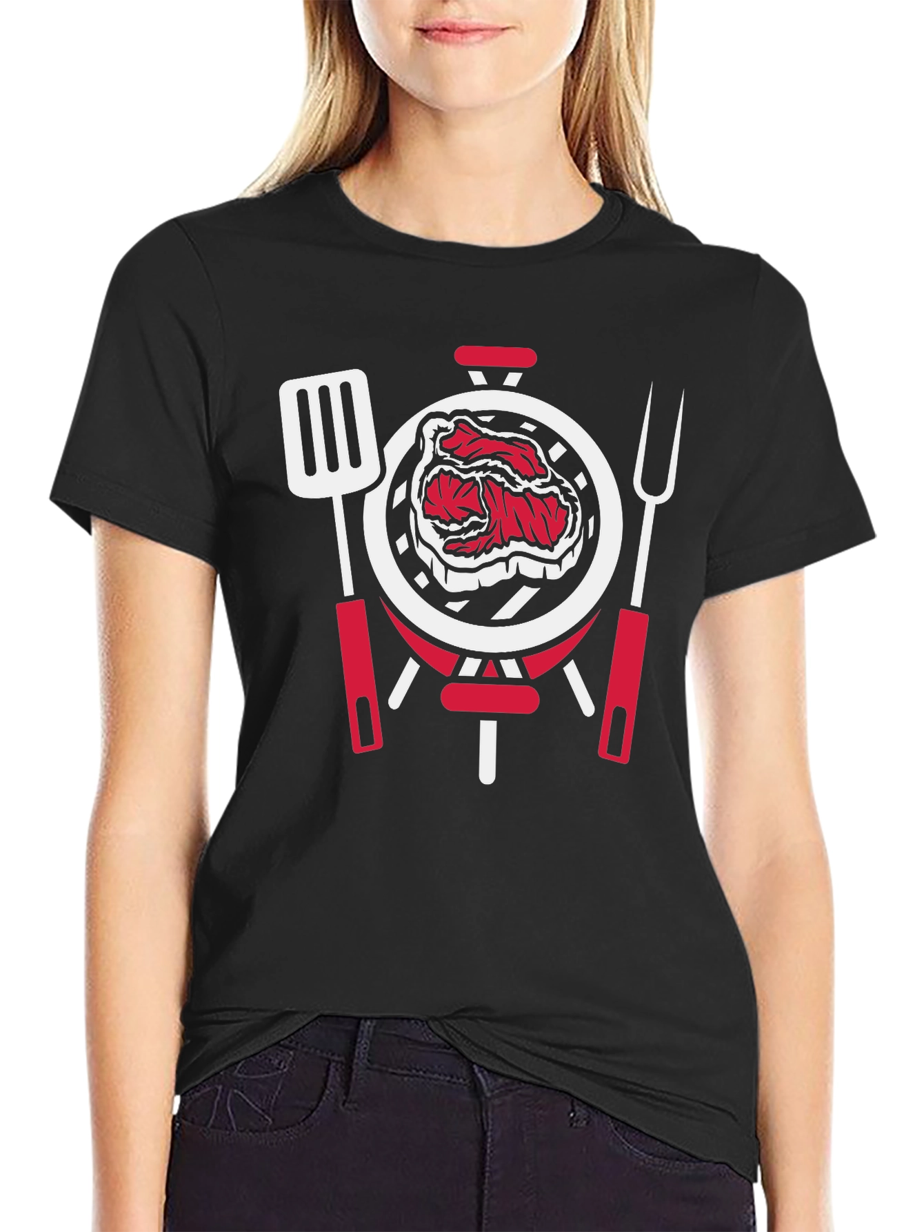 BBQ Grill & Steak T-Shirt - Perfect for Grilling Season!