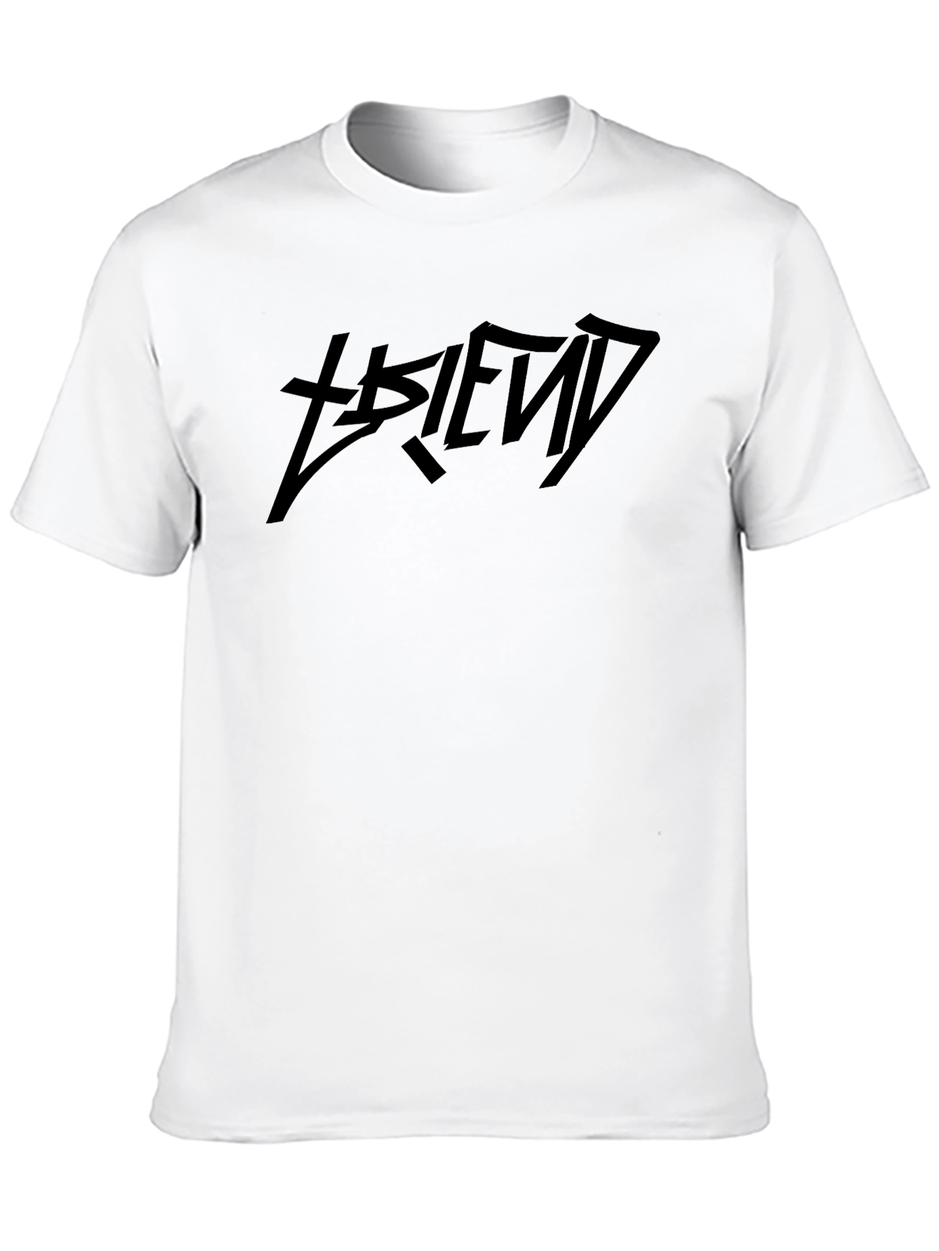 Edgy Graphic Black T-Shirt