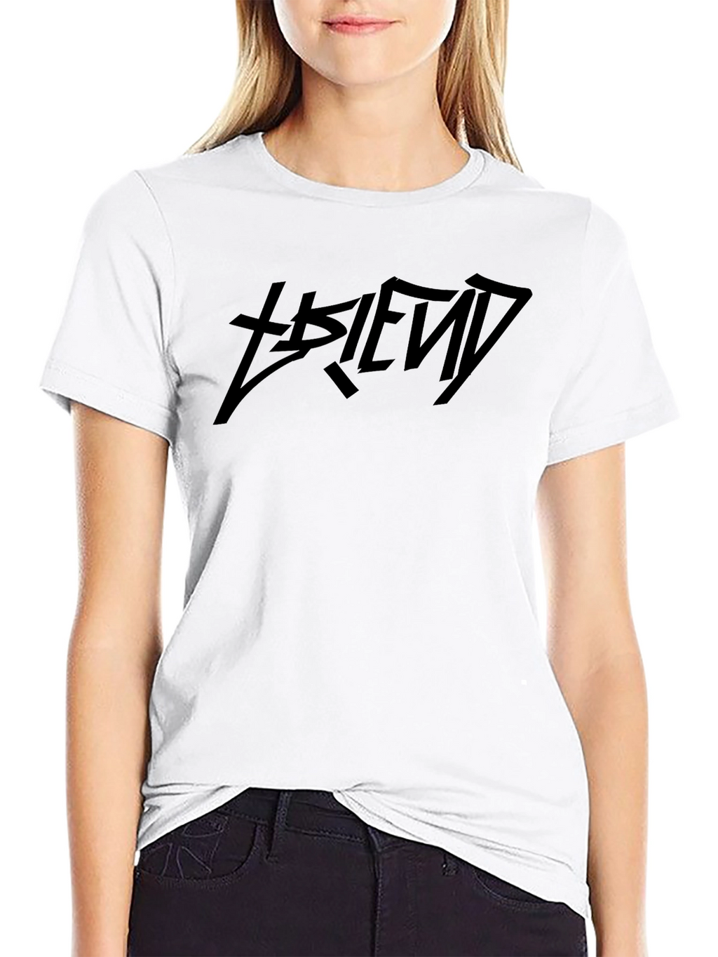 Edgy Graphic Black T-Shirt