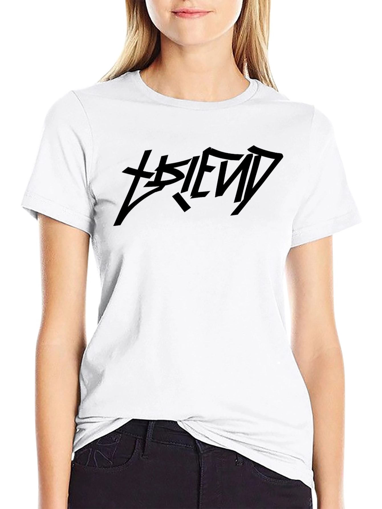 Edgy Graphic Black T-Shirt