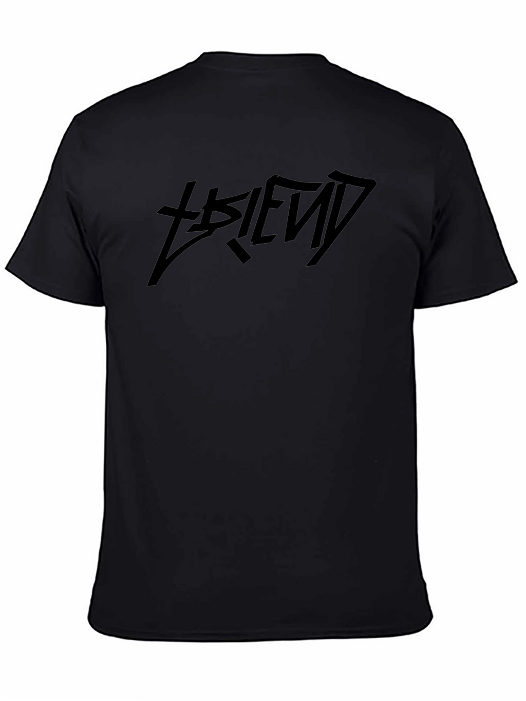 Edgy Graphic Black T-Shirt