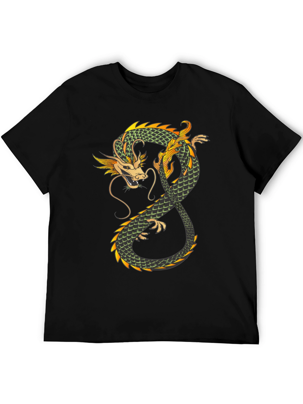 Dragon Graphic Tee - Mens Black T-Shirt