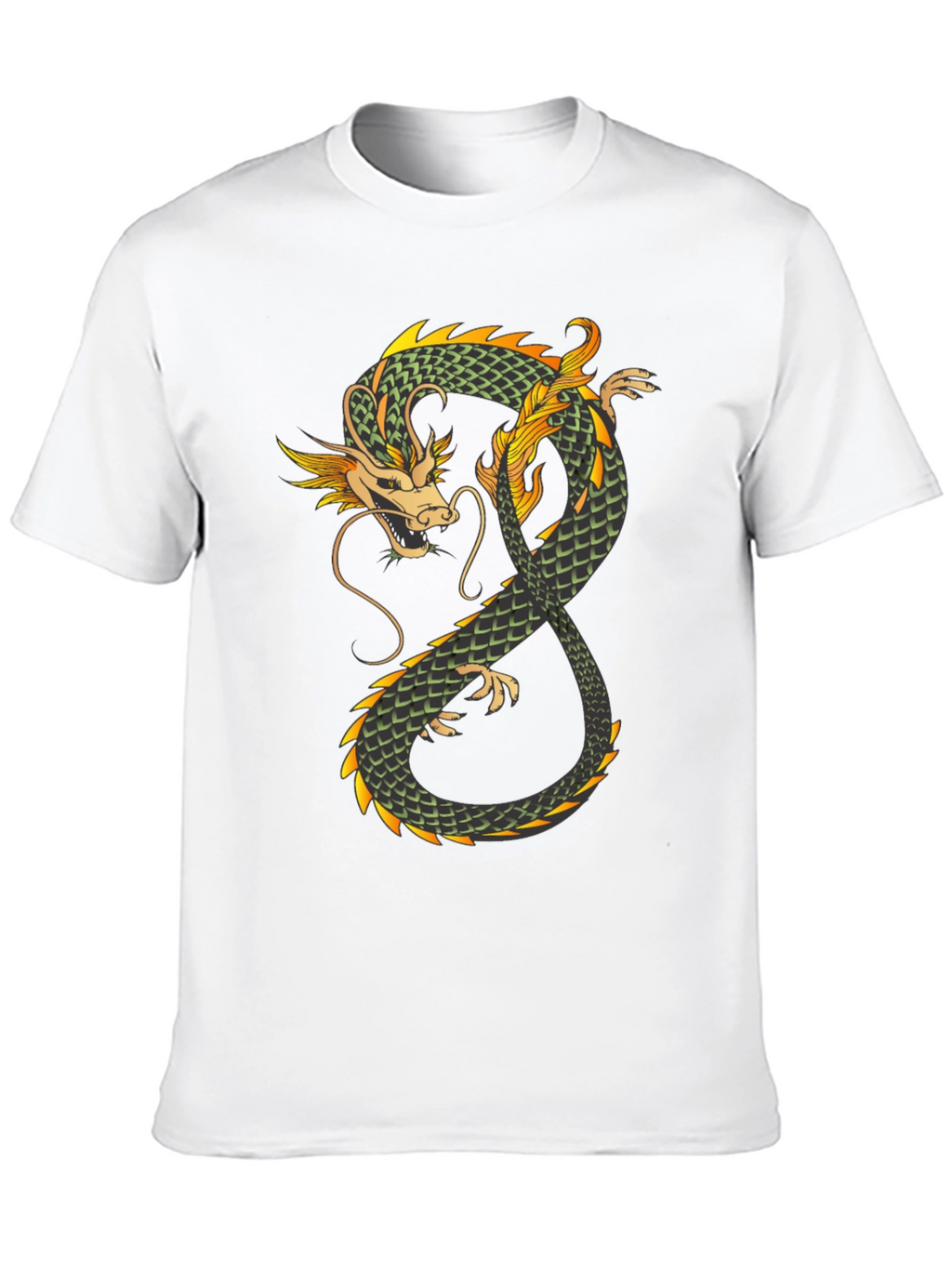 Dragon Graphic Tee - Mens Black T-Shirt