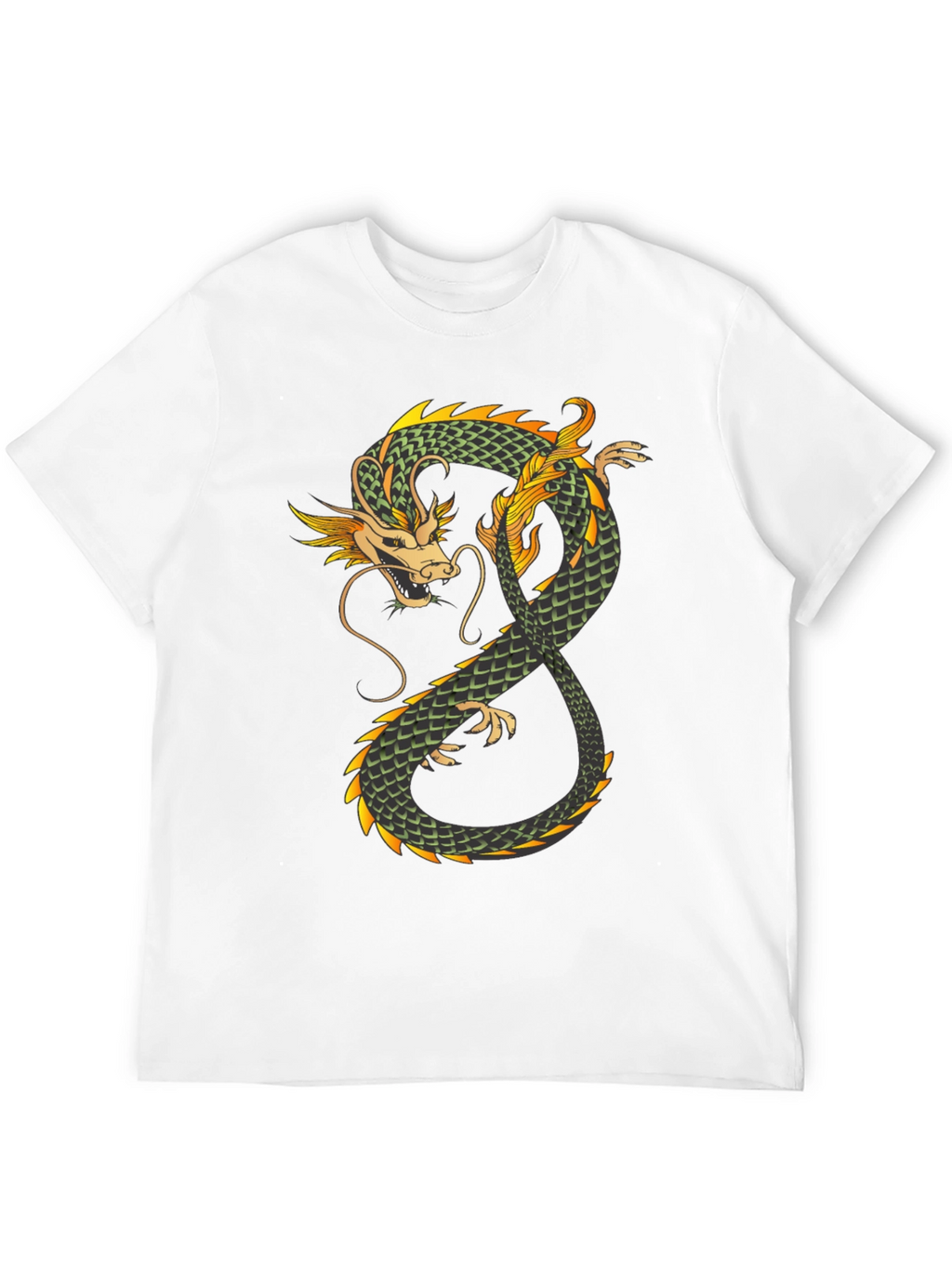 Dragon Graphic Tee - Mens Black T-Shirt