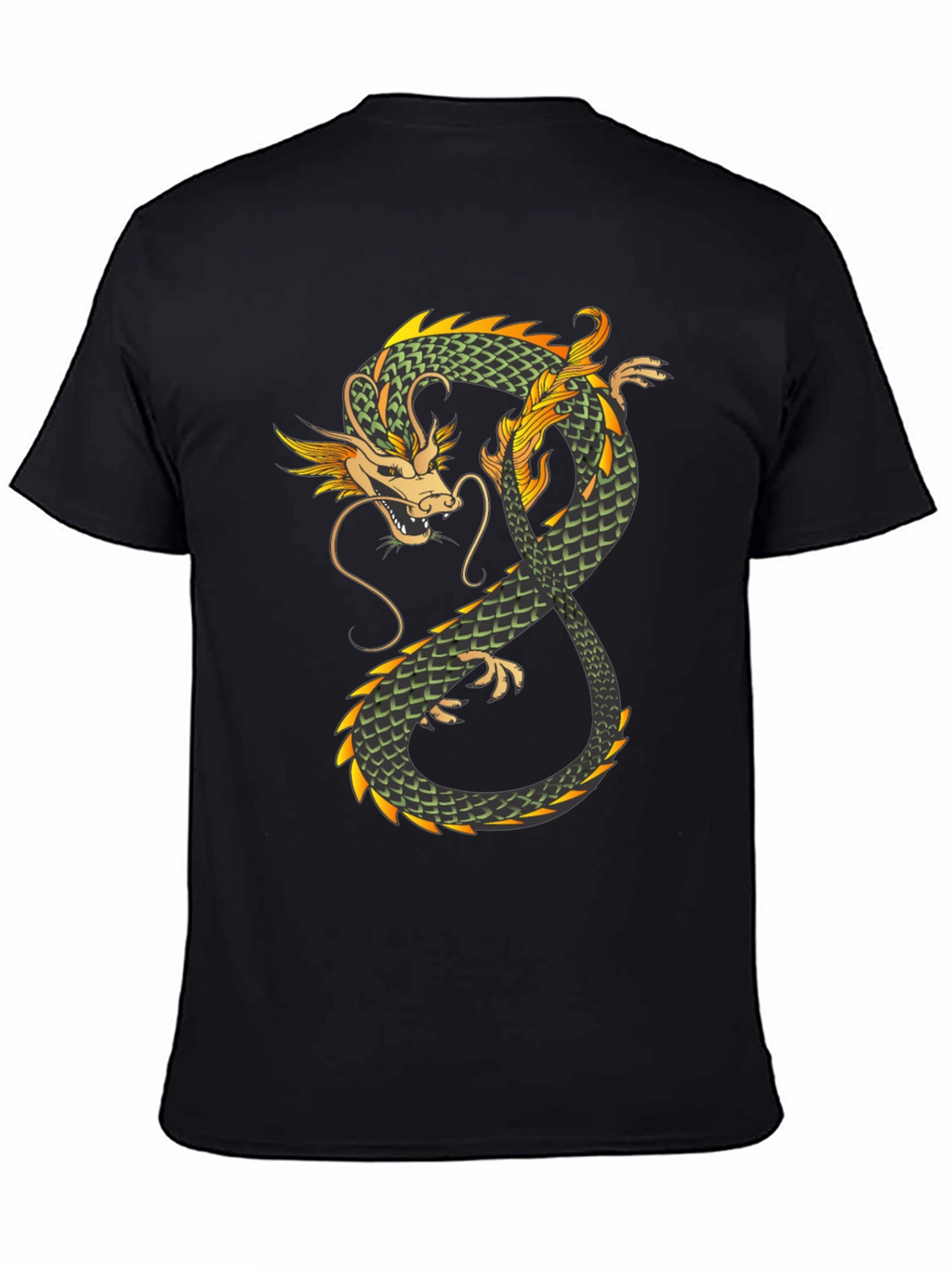 Dragon Graphic Tee - Mens Black T-Shirt