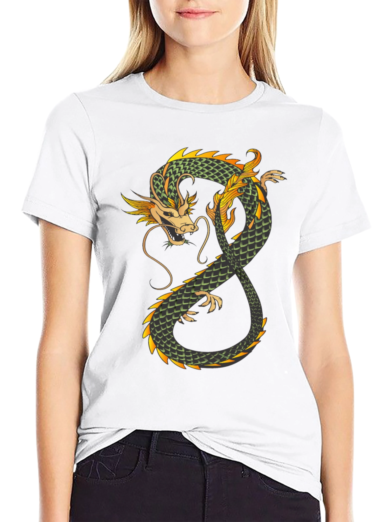 Dragon Graphic Tee - Mens Black T-Shirt