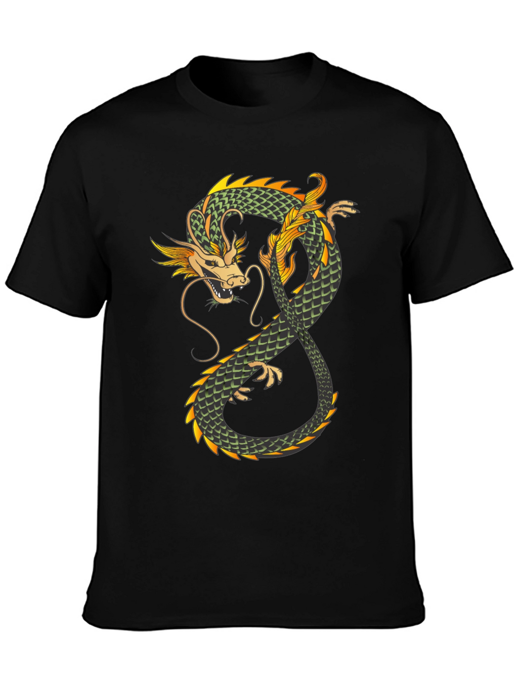 Dragon Graphic Tee - Mens Black T-Shirt