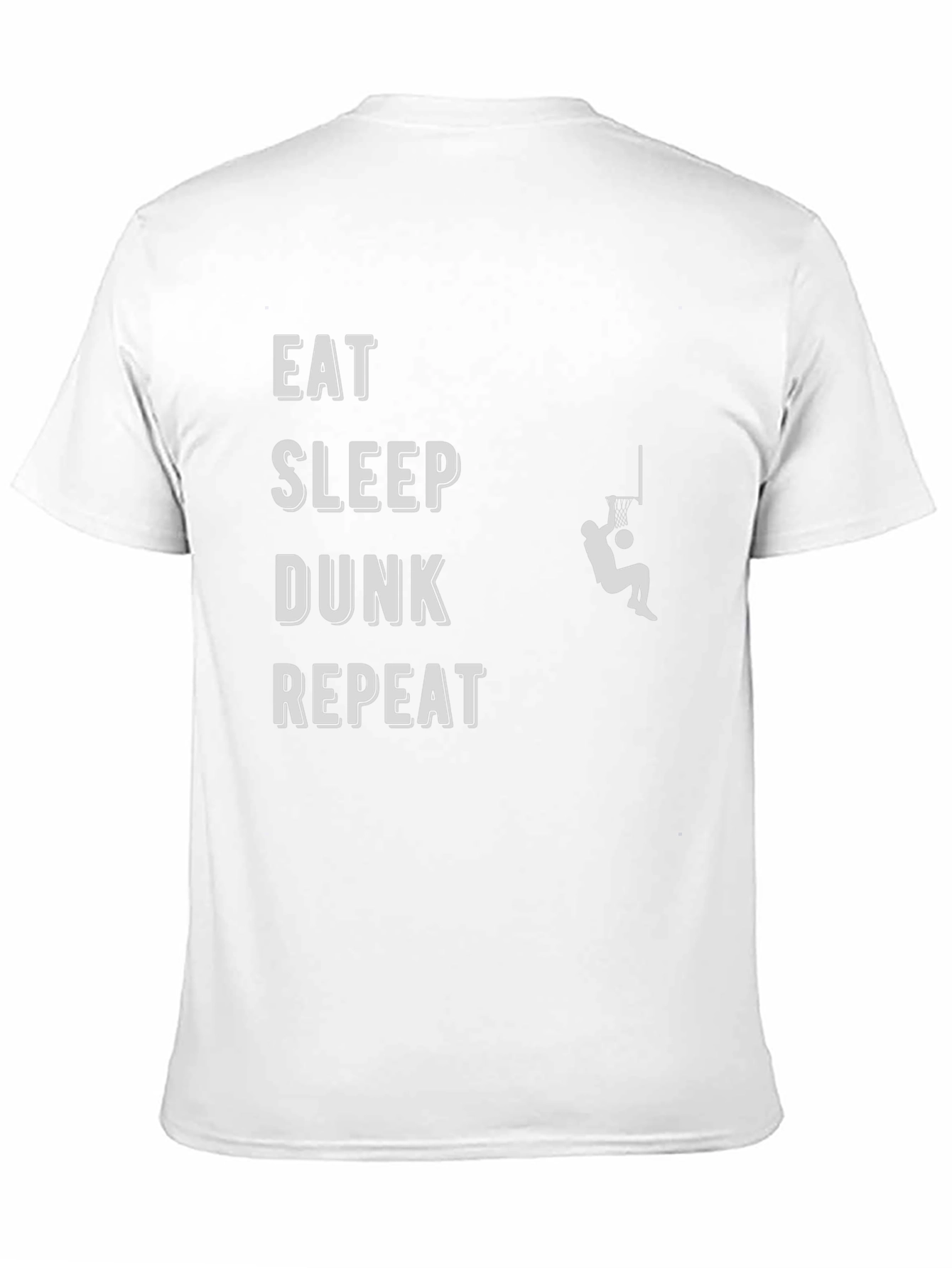 Eat Sleep Dunk Repeat Black Graphic Tee