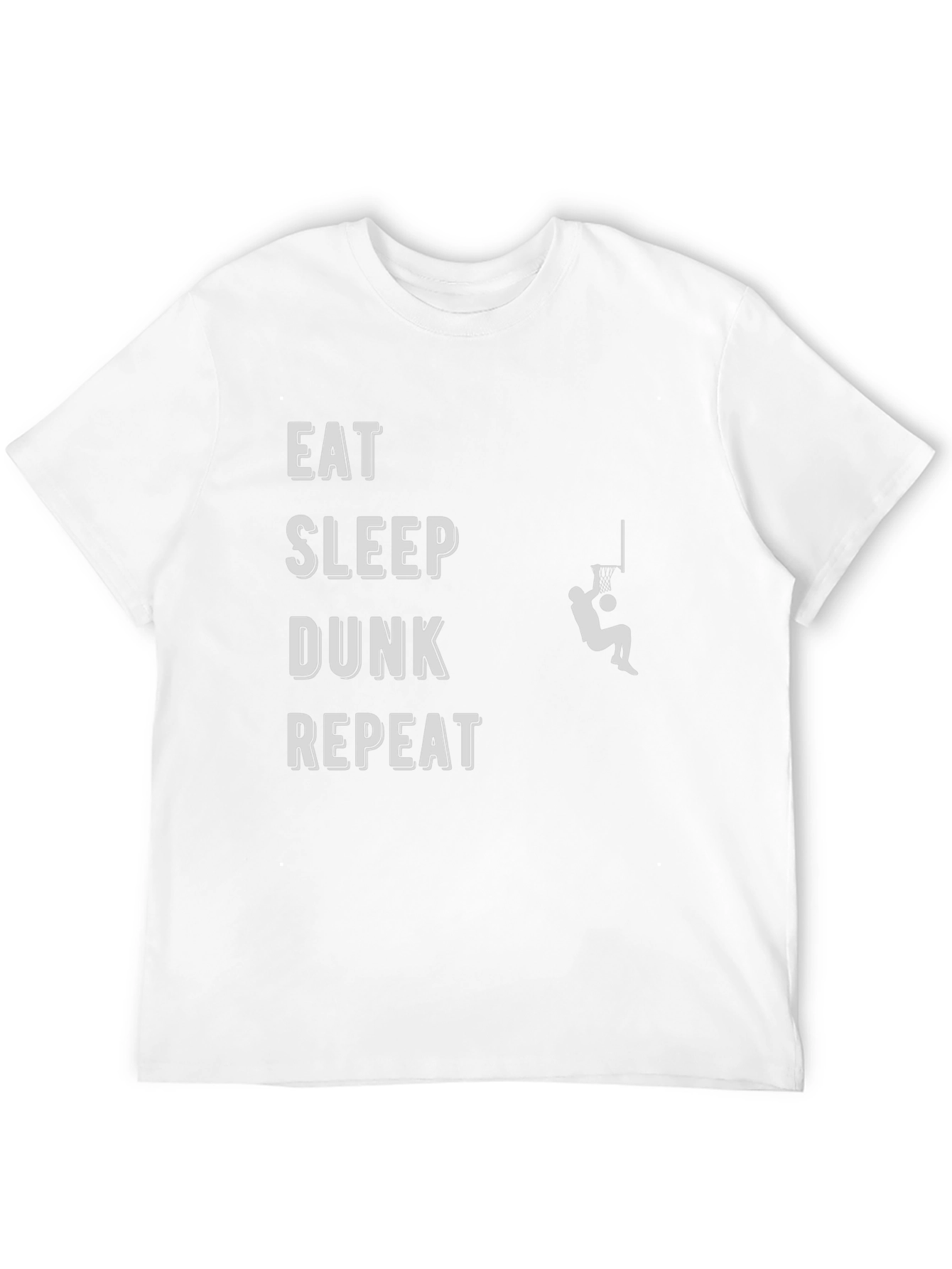 Eat Sleep Dunk Repeat Black Graphic Tee