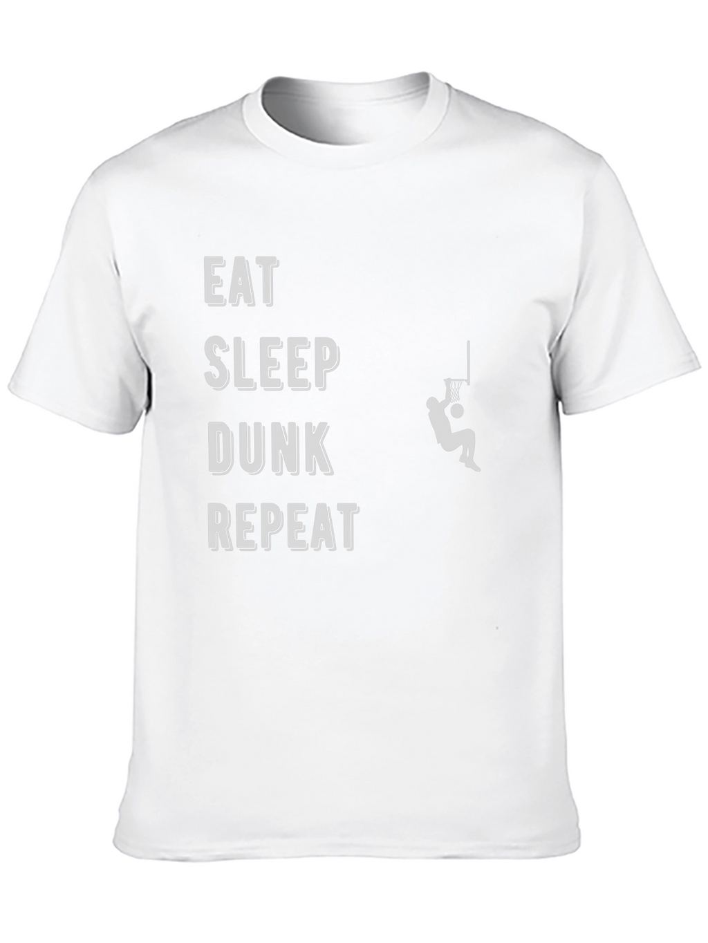 Eat Sleep Dunk Repeat Black Graphic Tee