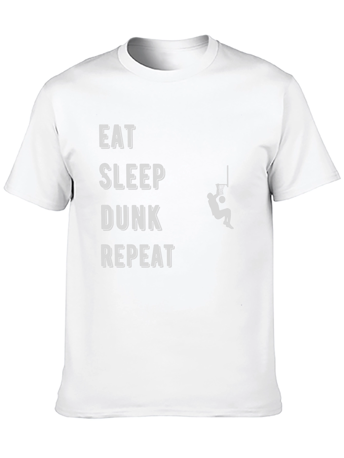 Eat Sleep Dunk Repeat Black Graphic Tee