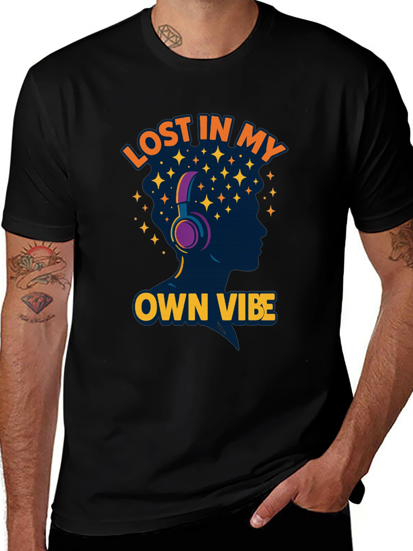 Lost in My Own Vibe Graphic T-Shirt
